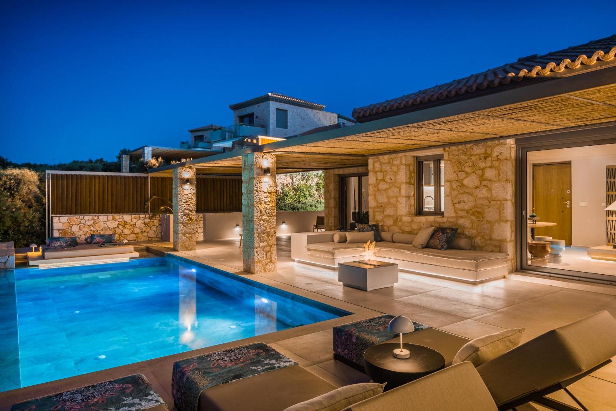 Epiphany Villas Lefkada Tsoukaládhes المظهر الخارجي الصورة
