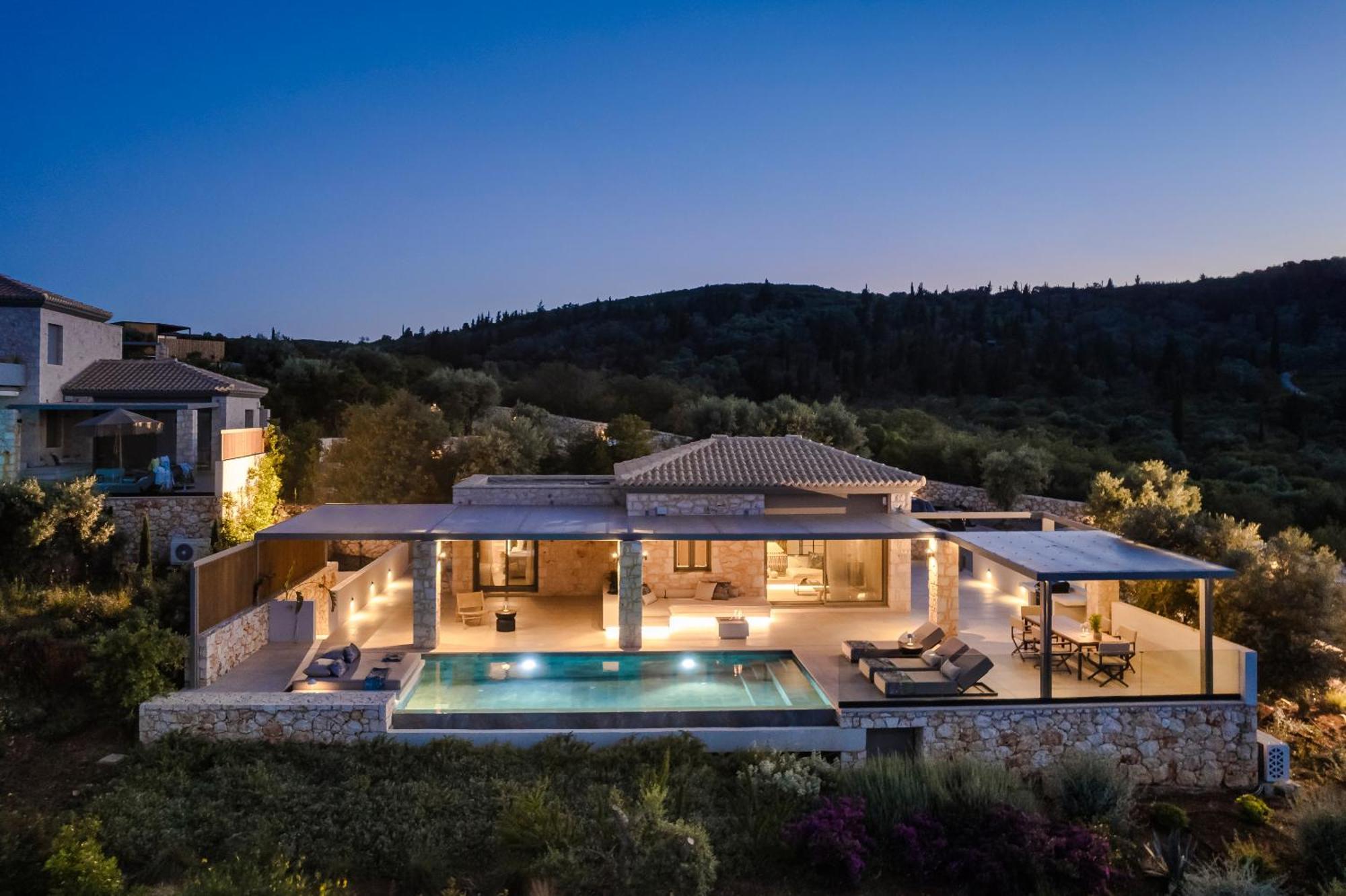 Epiphany Villas Lefkada Tsoukaládhes المظهر الخارجي الصورة