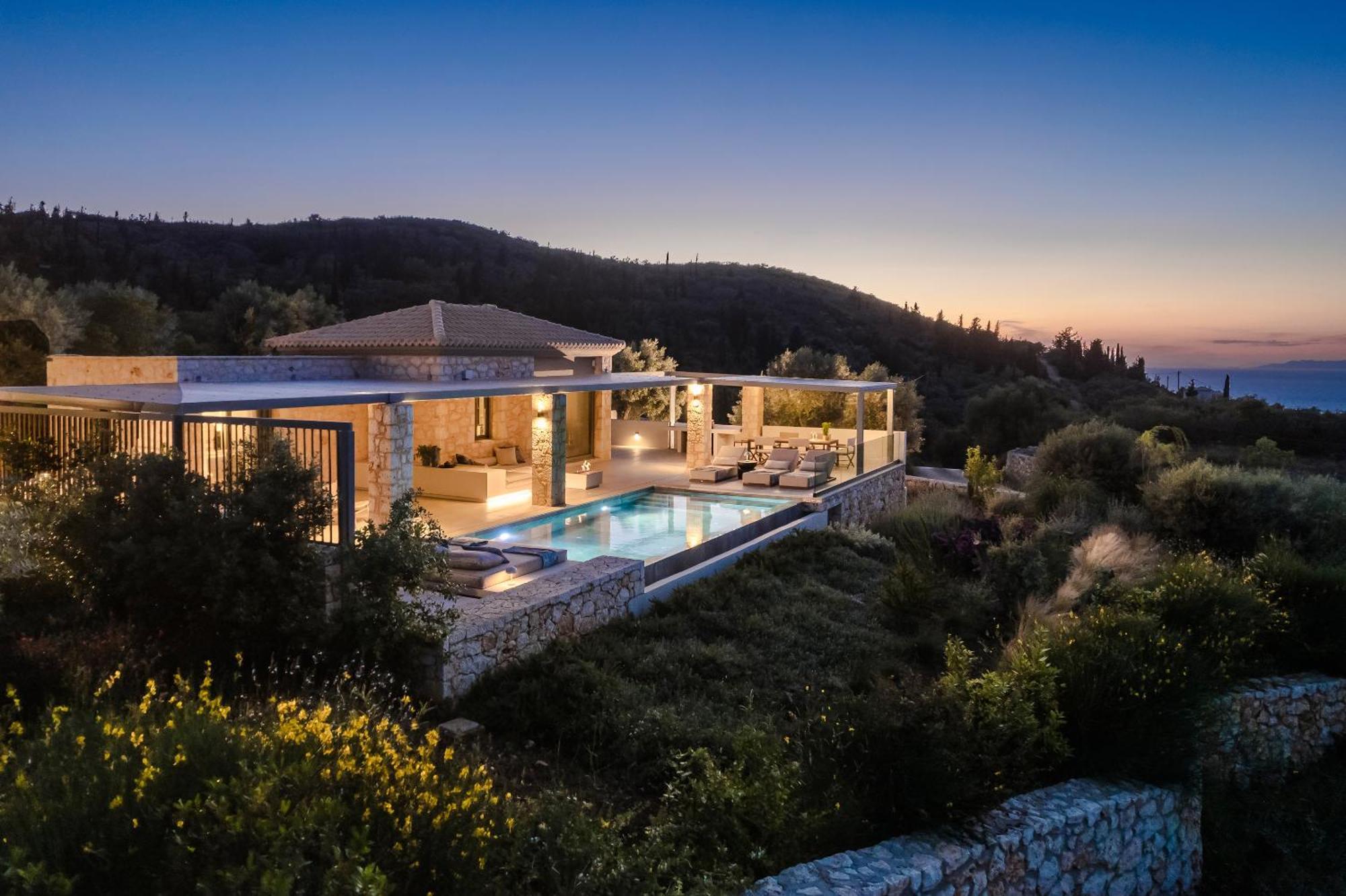 Epiphany Villas Lefkada Tsoukaládhes المظهر الخارجي الصورة